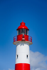 Punta Angeles Lighthouse and a blue sky
