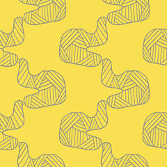 Colorful abstract seamless pattern with uneven striped round stains, spots, geometrical shapes, splashes background.