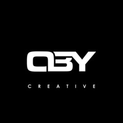 OBY Letter Initial Logo Design Template Vector Illustration
