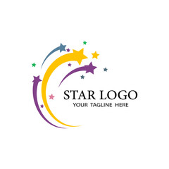 Obraz premium Star icon Template vector illustration design