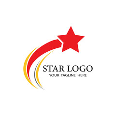 Star icon Template vector illustration design