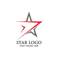 Star icon Template vector illustration design