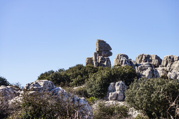 Rock formations, Torcal de Antequera, Spain