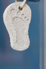 Stone pumice in bathroom