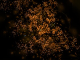 Imaginatory fractal background generated Image