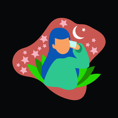 Islam Flat Modern Icon Vector Illustration 