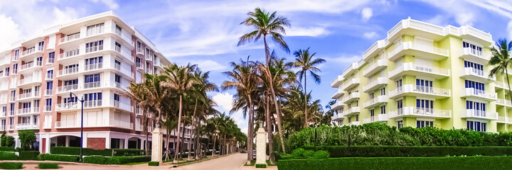 Fototapeta na wymiar Worth Avenue, Palm Beach, Florida, United States