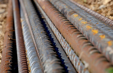 Reinforcement steel for reinforced concrete