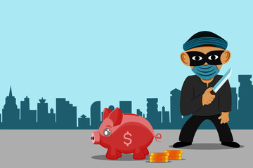 businessman with piggy bank