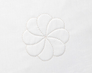 Patchwork Quilt , Basic pattern. Stencil Flower Quilting Pattern