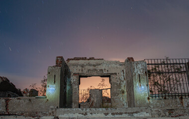 Ruines Villa Epecuen, de nuit