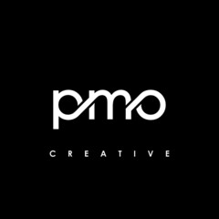 PMO Letter Initial Logo Design Template Vector Illustration