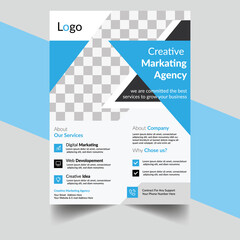 Professional Corporate Business Flyer Design, A4 Design Layout, Business Marketing Poster Design, Creative Advertising Paper Design