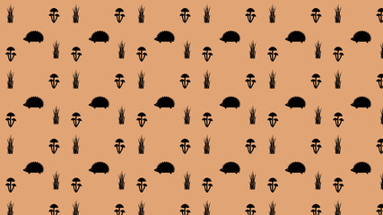 Hedgehog paper craft pattern 