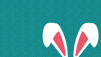 Rabbit ears. Easter