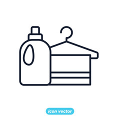 laundry icon. laundry symbol template for graphic and web design collection logo vector illustration