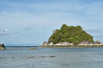 Naklejka premium landscape of sea from Lipe island travel location in Thailand