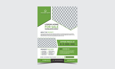  real estate flyer design template for your business or service