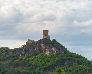 old castle in the mountains