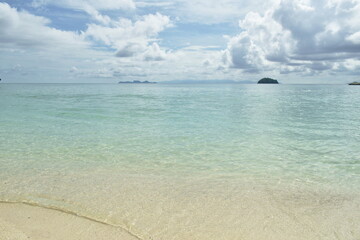 landscape of sea from Lipe island travel location in Thailand
