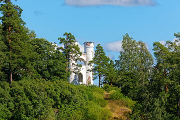 View of the white towers.