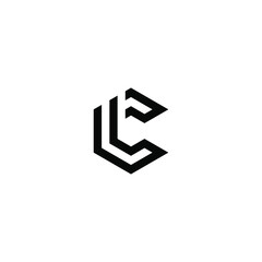 initial C logo design vector