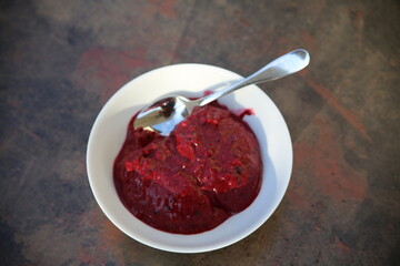 Himbeeren Nachspeise.