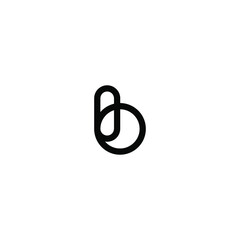 initial B logo design vector