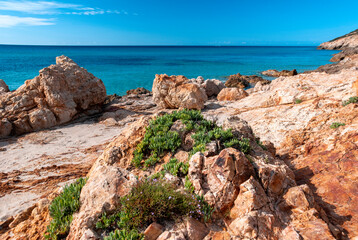 Sardegna del Sud, splendida costa di Domus de Maria, Italia