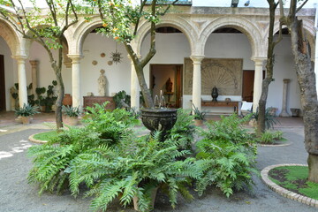 Los patios del Palacio de Viana (Córdoba). 