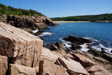 Fototapeta na wymiar Acadia National Park in Maine USA