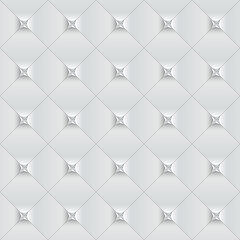 nahtlos Tapete, Hintergrund, Decke, Stoff - weißer Rhombus mit gebogenen Ecken