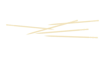 Wooden Toothpick Vector, Bamboo Toothpick, Toothpick Vector Illustration Background