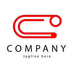 Abstract Initial Letter C an O Linked Logo. Blue Gradient Circular Rounded Infinity Style with Connected Dots. Usable for Business and Technology Logos. Flat Vector Logo Design Template Element