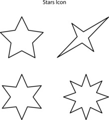 star icon vector isolated on white background, star logo, black star logo, star Icon Picture, Icon Web, 