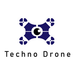 Drone design related to drone service company logo. Illustration vector community bussines group