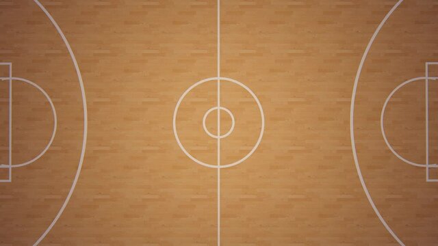 Basketball Court indoor top view
