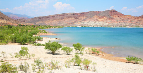Quail Creek State Park in Utah, USA