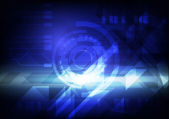 Vector design illustration,abstract background, futuristic technology concept