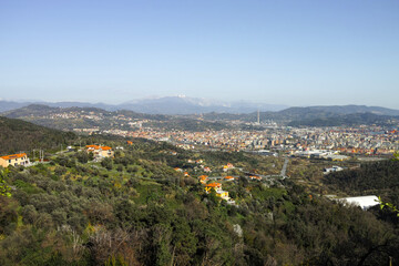Obraz premium aerial view of la spezia