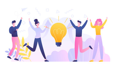 Startup and new business idea concept