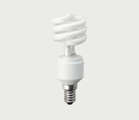 Close up light bulb isolated on a white background