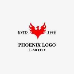 Phoenix logo vector template