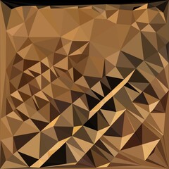 triangular cubist style mosaic in 3d diagonal shades of copper tawny brown orange and grey colours
