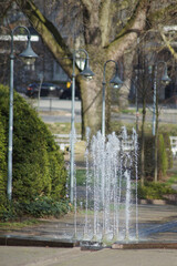 Springbrunnen im Müga-Park in Mülheim an der Ruhr
