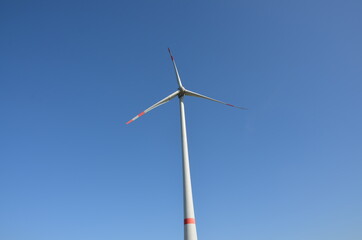 windmill on a background of blue sky