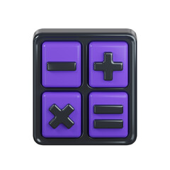 Fototapeta premium 3d render of Calculator. Business and Finance concept.