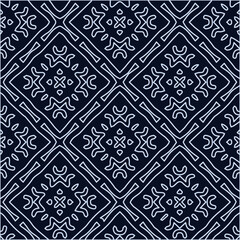  Geometric vector pattern with triangular elements. Seamless abstract ornament for wallpapers and backgrounds. Black and white colors. 