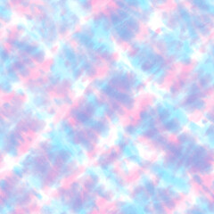 Tie dye shibori seamless pattern. Watercolour abstract texture.