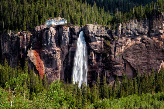 Bridal Veil Hydroelectric Waterfall